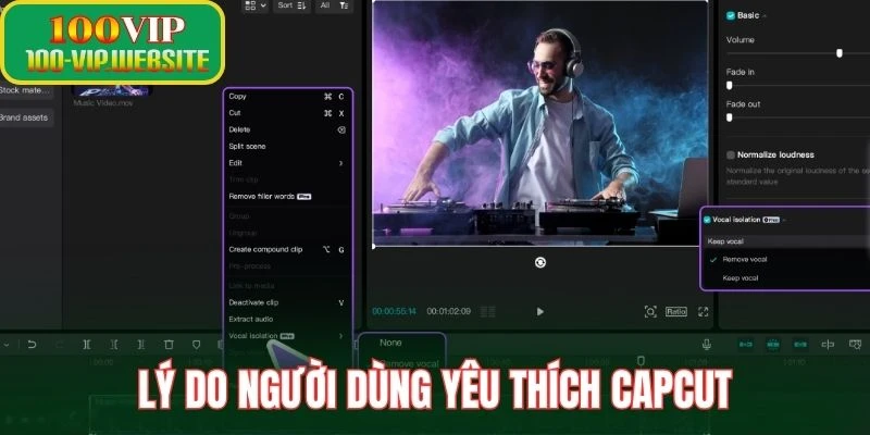 Lý do người dùng yêu thích CapCut