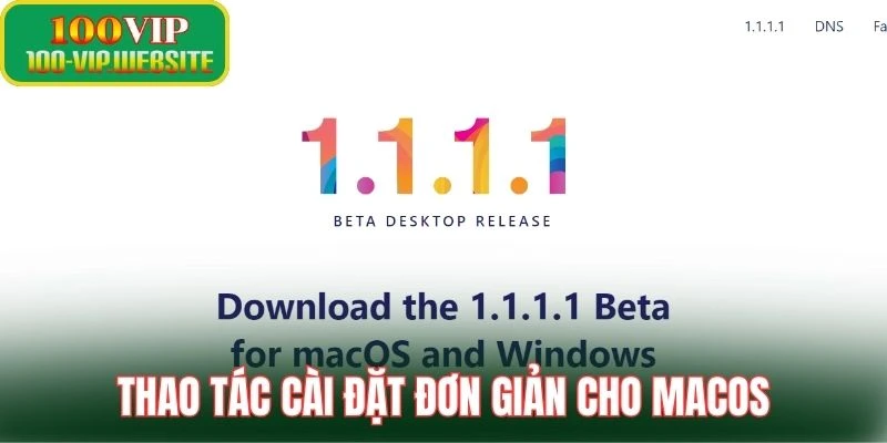 Thao tác cài đặt đơn giản cho MacOS